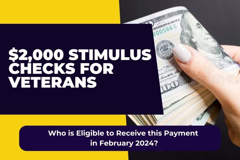2,000 Stimulus Checks for Veterans Who is Eligible to Receive this