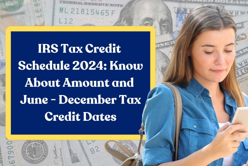 IRS Tax Credit Schedule 2024: Know About Amount and June - December Tax Credit Dates